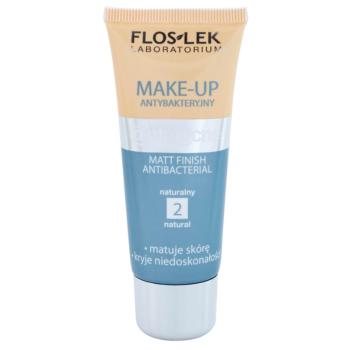 FlosLek Laboratorium Anti Acne mattító make-up az aknéra hajlamos zsíros bőrre árnyalat 2 Natural 30 ml