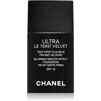 Chanel Ultra Le Teint Velvet hosszan tartó make-up SPF 15 árnyalat Beige 60#d19674 30 ml