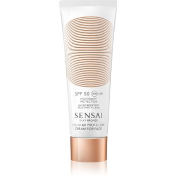Sensai Silky Bronze Cellular Protective Cream ránctalanító napozókrém SPF 50 50 ml