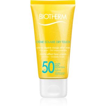 Biotherm Crème Solaire Dry Touch mattító napozó krém az arcra SPF 50 50 ml