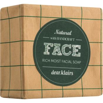 Klairs Rich Moist Facial Soap Szilárd szappan az érzékeny arcbőrre 100 g