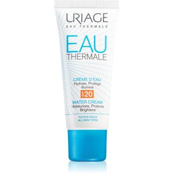 Uriage Eau Thermale Water Cream SPF 20 könnyű hidratáló krém SPF 20 40 ml
