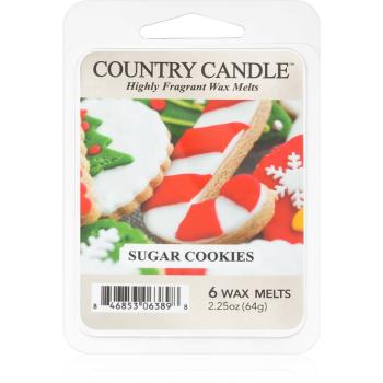 Country Candle Sugar Cookies illatos viasz aromalámpába 64 g