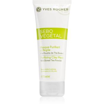 Yves Rocher Sebo Végétal tisztító agyagos arcmaszk 75 ml