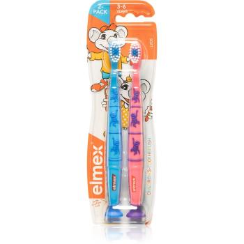 Elmex Children's Toothbrush fogkefe gyermekeknek gyenge 3-6 years 2 db