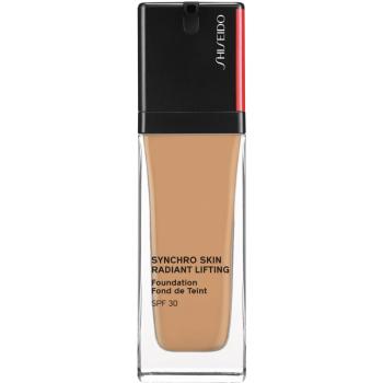 Shiseido Synchro Skin Radiant Lifting Foundation élénkítő lifting make-up SPF 30 árnyalat 350 Maple 30 ml