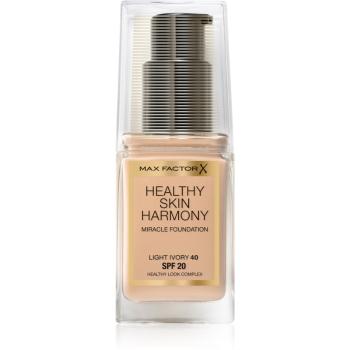 Max Factor Healthy Skin Harmony folyékony make-up SPF 20 árnyalat 40 Light Ivory 30 ml