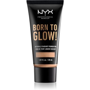 NYX Professional Makeup Born To Glow élénkítő folyékony make-up árnyalat 07 Natural 30 ml