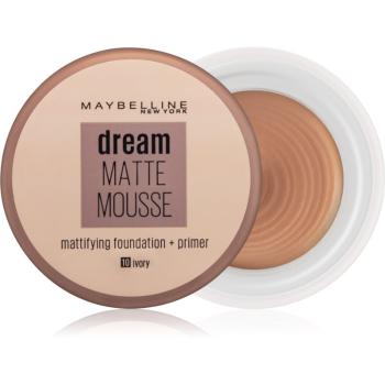 Maybelline Dream Matte Mousse mattító make-up árnyalat 10 Ivory 18 ml