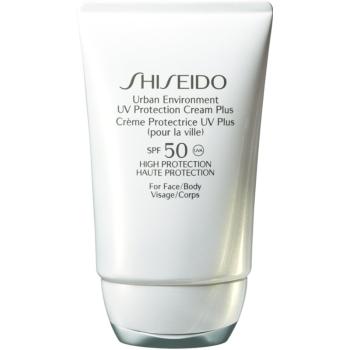 Shiseido Sun Care Urban Environment UV Protection Cream Plus hidratáló védőkrém SPF 50 50 ml