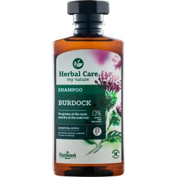 Farmona Herbal Care Burdock sampon zsíros fejbőrre és száraz hajvégekre 330 ml