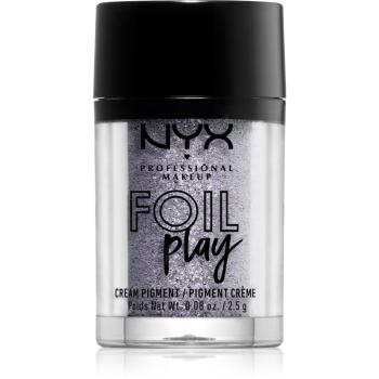 NYX Professional Makeup Foil Play Csillogó pigment árnyalat 01 Polished 2.5 g