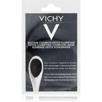 Vichy Mineral Masks tisztító maszk aktív szénnel 2 x 6 ml