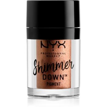NYX Professional Makeup Shimmer Down Pigment magas pigmenttartalmú szemhéjfesték árnyalat Almond 1.5 g