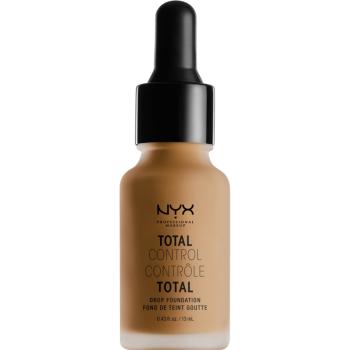 NYX Professional Makeup Total Control Drop Foundation make-up árnyalat 16 Mahogany 13 ml