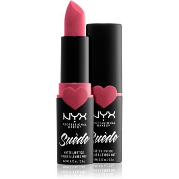 NYX Professional Makeup Suede Matte Lipstick mattító rúzs árnyalat 27 Cannes 3.5 g
