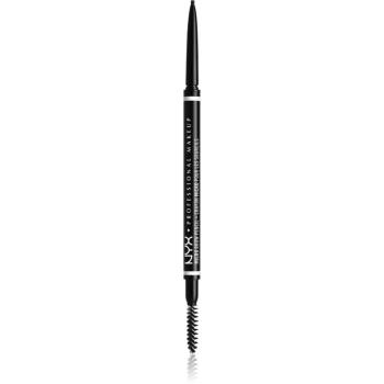 NYX Professional Makeup Micro Brow Pencil szemöldök ceruza árnyalat 08 Black 0.09 g
