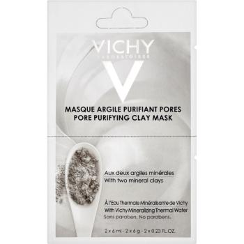 Vichy Mineral Masks tisztító agyagos arcmaszk kis csomagolás 2 x 6 ml