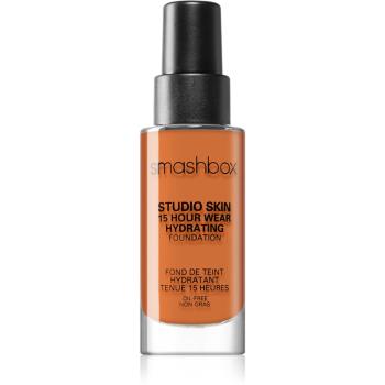 Smashbox Studio Skin 24 Hour Wear Hydrating Foundation hidratáló make-up árnyalat 4.05 Dark With Warm, Peachy Undertone 30 ml