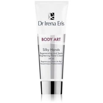 Dr Irena Eris Body Art Silky Hands regeneráló kézkrém a pigment foltok ellen SPF 20 75 ml