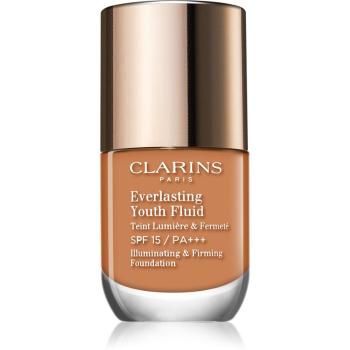 Clarins Everlasting Youth Fluid élénkítő make-up SPF 15 árnyalat 112 Amber 30 ml