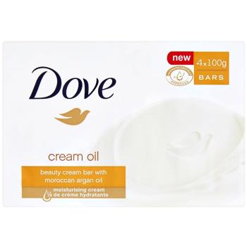 Dove Cream Oil Szilárd szappan argánolajjal 4x100 g