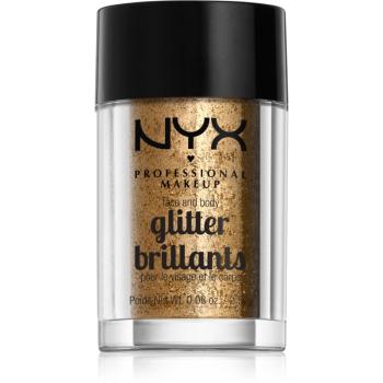 NYX Professional Makeup Glitter Goals Arc és test csillám árnyalat 08 Bronze 2.5 g