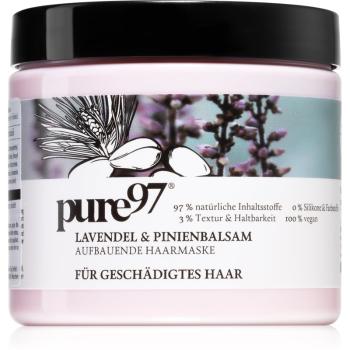 pure97 Lavendel & Pinienbalsam helyreállító hajpakolás töredezett, károsult hajra 200 ml