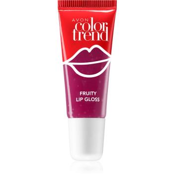 Avon Color Trend Fruity Lips ízesített szájfény árnyalat Currant 10 ml