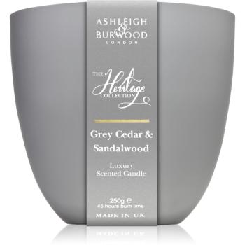 Ashleigh & Burwood London The Heritage Collection Grey Cedar & Sandalwood illatos gyertya 250 g