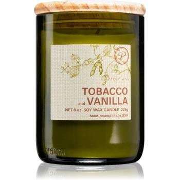 Paddywax Eco Green Tabacco & Vanilla illatos gyertya 226 g