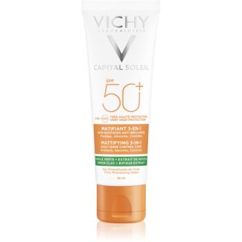 Vichy Capital Soleil Mattifying 3-in-1 védő mattító arckrém SPF 50+ 50 ml