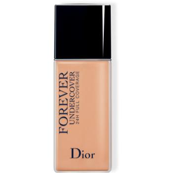 DIOR Dior Forever Undercover Tökéletes fedésű alapozó 24h árnyalat 040 Honey Beige 40 ml