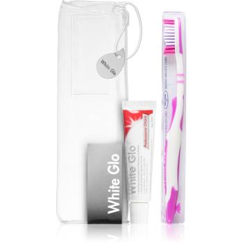 White Glo Travel Kit utazási készlet Pink (a fogakra)