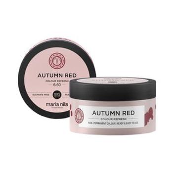 Maria Nila Autumn Red Colour Refresh tápláló maszk színes pigmentekkel a vörös árnyalatok újraélesztéséhez 100 ml