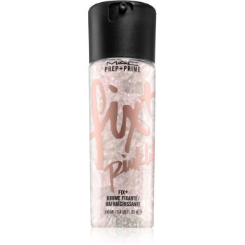 MAC Cosmetics Prep + Prime Fix+ (Shimmer) smink fixáló spray arcra az azonnali élénkítésért árnyalat Pinklite 100 ml