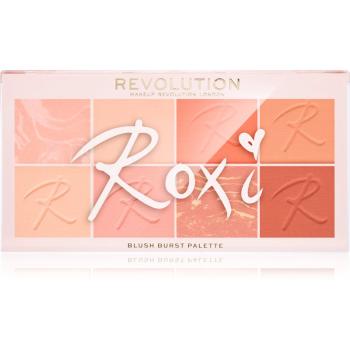 Makeup Revolution X Roxxsaurus arcpirosító paletta árnyalat Blush Burst 16 g