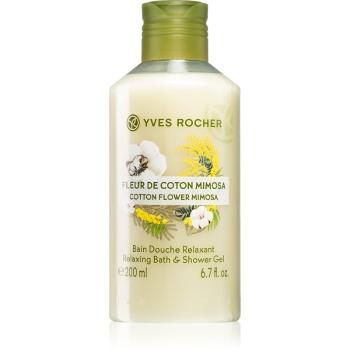 Yves Rocher Cotton Flower Mimosa tusfürdő gél 200 ml
