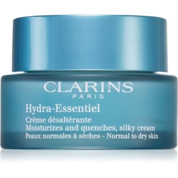 Clarins Hydra-Essentiel Silky Cream selymesen gyengéd hidratáló krém normál és száraz bőrre 50 ml