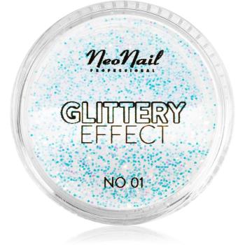 NeoNail Glittery Effect No. 01 csillogó por körmökre 2 g