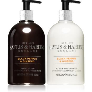 Baylis & Harding Black Pepper & Ginseng kozmetikai szett a hidratált bőrért