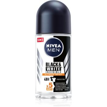 Nivea Men Invisible Black & White golyós dezodor roll-on 50 ml