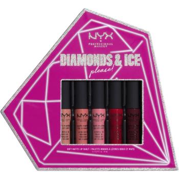 NYX Professional Makeup Diamonds & Ice kozmetika szett (az ajkakra)