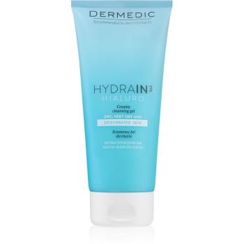 Dermedic Hydrain3 Hialuro krémes tisztító gél a dehidratált száraz bőrre 200 ml