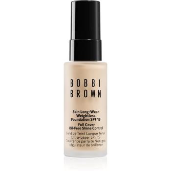 Bobbi Brown Mini Skin Long-Wear Weightless Foundation hosszan tartó make-up SPF 15 árnyalat Porcelain 13 ml