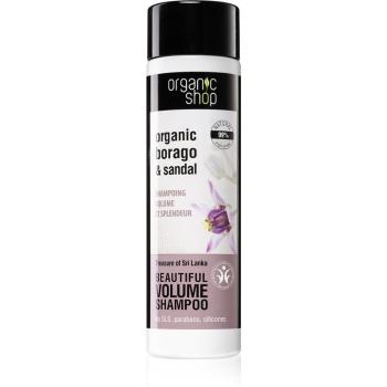 Organic Shop Organic Borago & Sandal sampon a dús hajért 280 ml