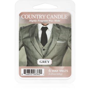 Country Candle Grey illatos viasz aromalámpába 64 g