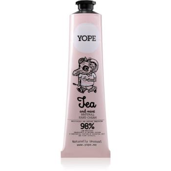 Yope Tea & Mint kézkrém a táplálásért és hidratálásért 100 ml
