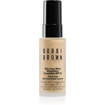 Bobbi Brown Mini Skin Long-Wear Weightless Foundation hosszan tartó make-up SPF 15 árnyalat Warm Ivory 13 ml