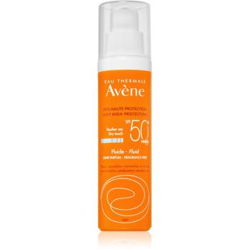 Avène Sun Sensitive bőrvédő folyadék SPF 50+ 50 ml